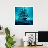 Schöne Ozeanreisen Poster (Heimbüro)