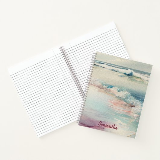 Schöne Ozeanszene Notizblock (Innenseite)