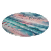 Schöne Ozeanszene | PERSONALISIERT Schneidebrett (Ecke)