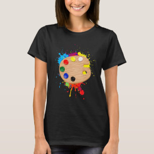Schöne Paint Pallet für Kinder Männer Frauen Maler T-Shirt