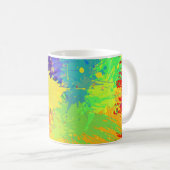 Schöne Paint Splash Kaffeetasse (VorderseiteRechts)