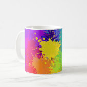 Schöne Paint Splash Kaffeetasse (Vorderseite Links)