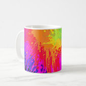 Schöne Paint Splash Tasse (Vorderseite Links)