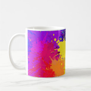 Schöne Paint Splash Tasse