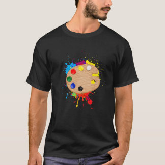 Schöne Palettenkunst für Kinder Männer Frauen Male T-Shirt