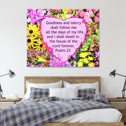 SCHÖNE PALMA 23-DESIGN LEINWANDDRUCK (Insitu (Schlafzimmer))