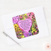 SCHÖNE PALMA 23-DESIGN QUADRATISCHER AUFKLEBER (Umschlag)