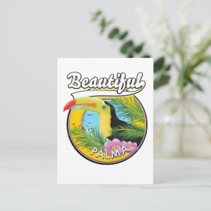 Schöne Palma, Tukan-Logo Postkarte