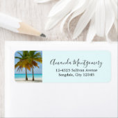 Schöne Palmen an einem tropischen Strand (Insitu)