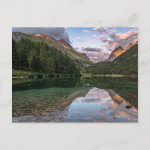 Schöne Palpuogna Schweizer Alpen Postkarte