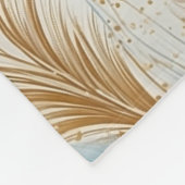 Schöne Pampas Grass Fleecedecke (Ecke)