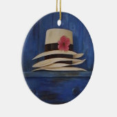 Schöne Panama-Hut-Wandbehangverzierung Keramikornament (Rechts)