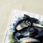 Schöne Panda Bears mit Wasserfarbe Strandtuch (Beispiel)