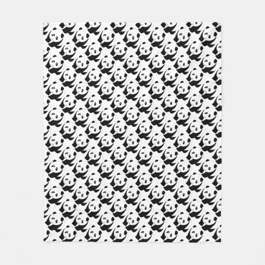 Schöne Panda Fleecedecke (Vorderseite)