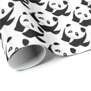 Schöne Panda Geschenkpapier