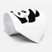Schöne Panda Krawatte (Gerollt)