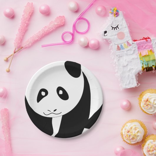 Schöne Panda Pappteller (Party)