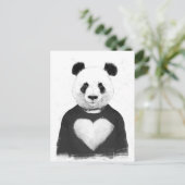 Schöne Panda Postkarte (Stehend Vorderseite)