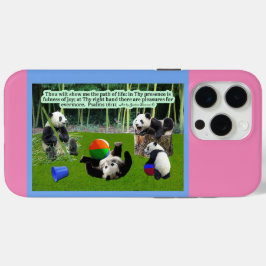 Schöne Panda-Schrift Psalmen 16:11 Case-Mate iPhone Hülle