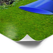 Schöne Panda-Schrift Psalmen 16:11: Glossy Poster (Ecke)