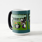 Schöne Panda-Schrift Psalmen 16:11 Verwandlungstasse (Vorderseite Links)