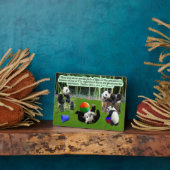 Schöne Panda Scripture Plaque Psalms 16:11 Fotoplatte (Seite)