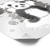 Schöne Panda-Skizze Fotodruck (Ecke)