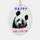 Schöne Panda Weihnachtsbaum Ornament (Rechts)