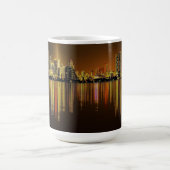 Schöne Panorama Miami Skyline Kaffeetasse (Mittel)