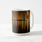 Schöne Panorama Miami Skyline Kaffeetasse (VorderseiteRechts)