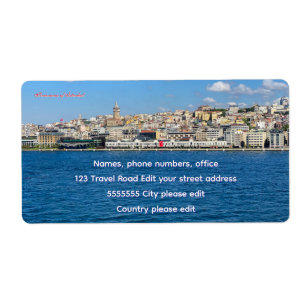 Schöne Panorama von Istanbul Reise
