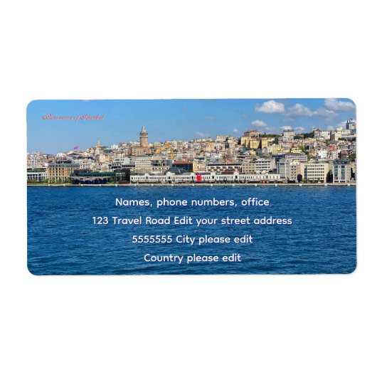 Schöne Panorama von Istanbul Reise (Vorne)