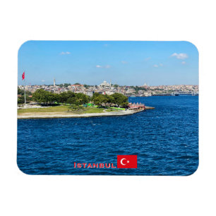 Schöne Panorama von Istanbul Reise Magnet