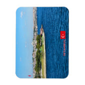 Schöne Panorama von Istanbul Reise Magnet (Vertikal)