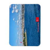 Schöne Panorama von Istanbul Reise Magnet (Vertikal)