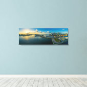 Schöne Panoramasicht auf die Küste von Florida Leinwanddruck (Insitu (Holzboden))