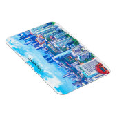 Schöne Panoramasicht auf Singapur Asien Magnet (Rechte Seite)