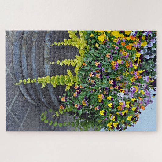 Schöne Pansy-Pflanze Puzzle (Horizontal)