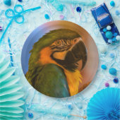 Schöne Papagepapierplatte Pappteller (Party)