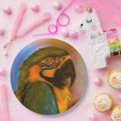 Schöne Papagepapierplatte Pappteller (Party)