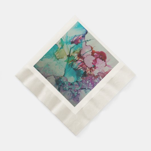 Schöne Papierserviette (Ecke)