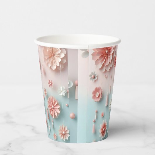 schöne Papiertasse Pappbecher (Rechts)