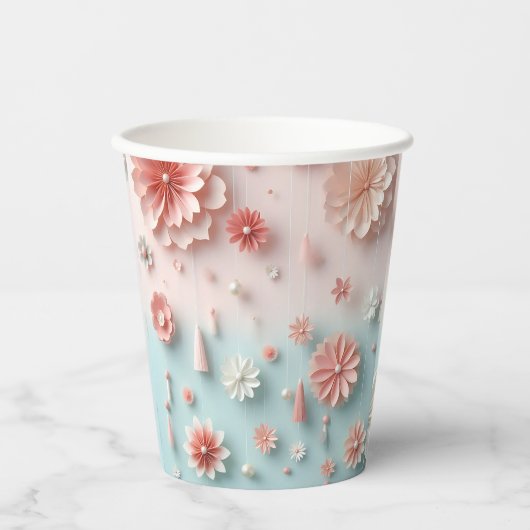 schöne Papiertasse Pappbecher (Vorderseite)