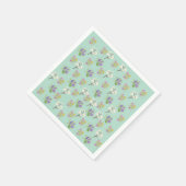 Schöne Papiertücher Serviette (Ecke)