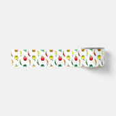 Schöne Paprika-Muster Satinband (Vorderseite)