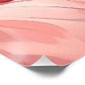 Schöne Pariser Frau in Rosa Poster (Ecke)