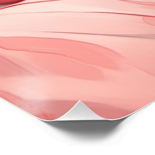 Schöne Pariser Frau in Rosa Poster (Ecke)