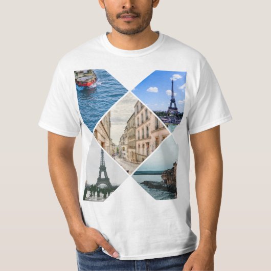 schöne Pariser Gestaltung T-Shirt (Vorderseite)