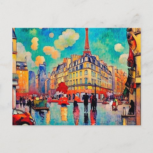 Schöne Pariser Postkarte (Vorderseite)