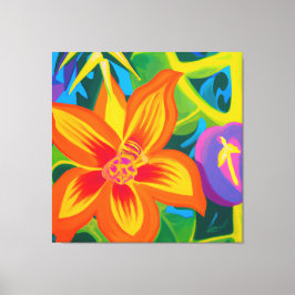 Schöne Passionsfruchtmalerei Leinwanddruck